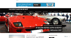 Desktop Screenshot of cochesclasicosdehoy.com