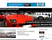Tablet Screenshot of cochesclasicosdehoy.com